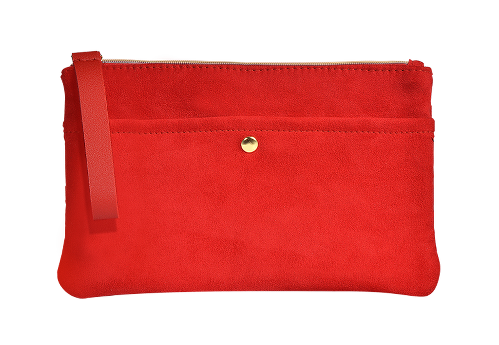 Red Suede Pochette - PUPA Milano image number 0