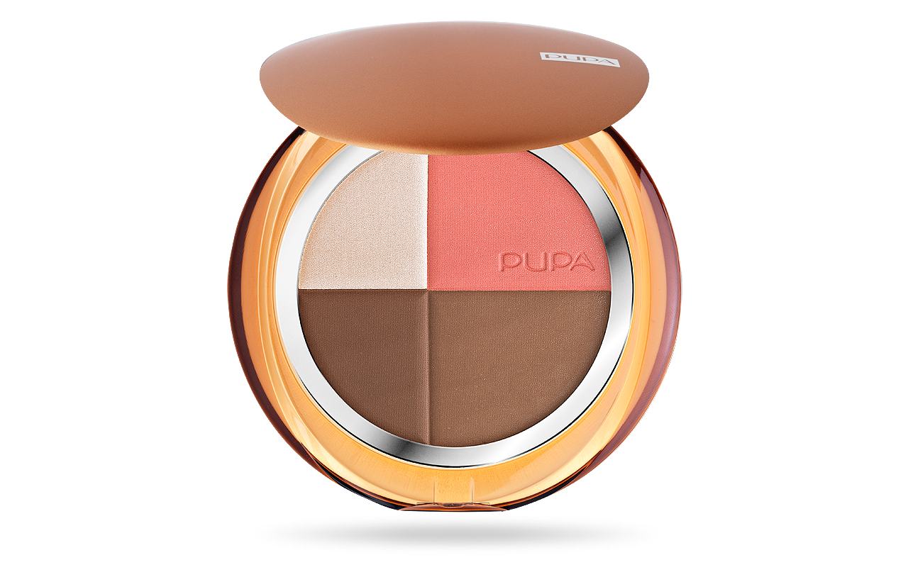 4Sun All in One -  Compact Bronzing Powder + blush + highlighter - PUPA Milano