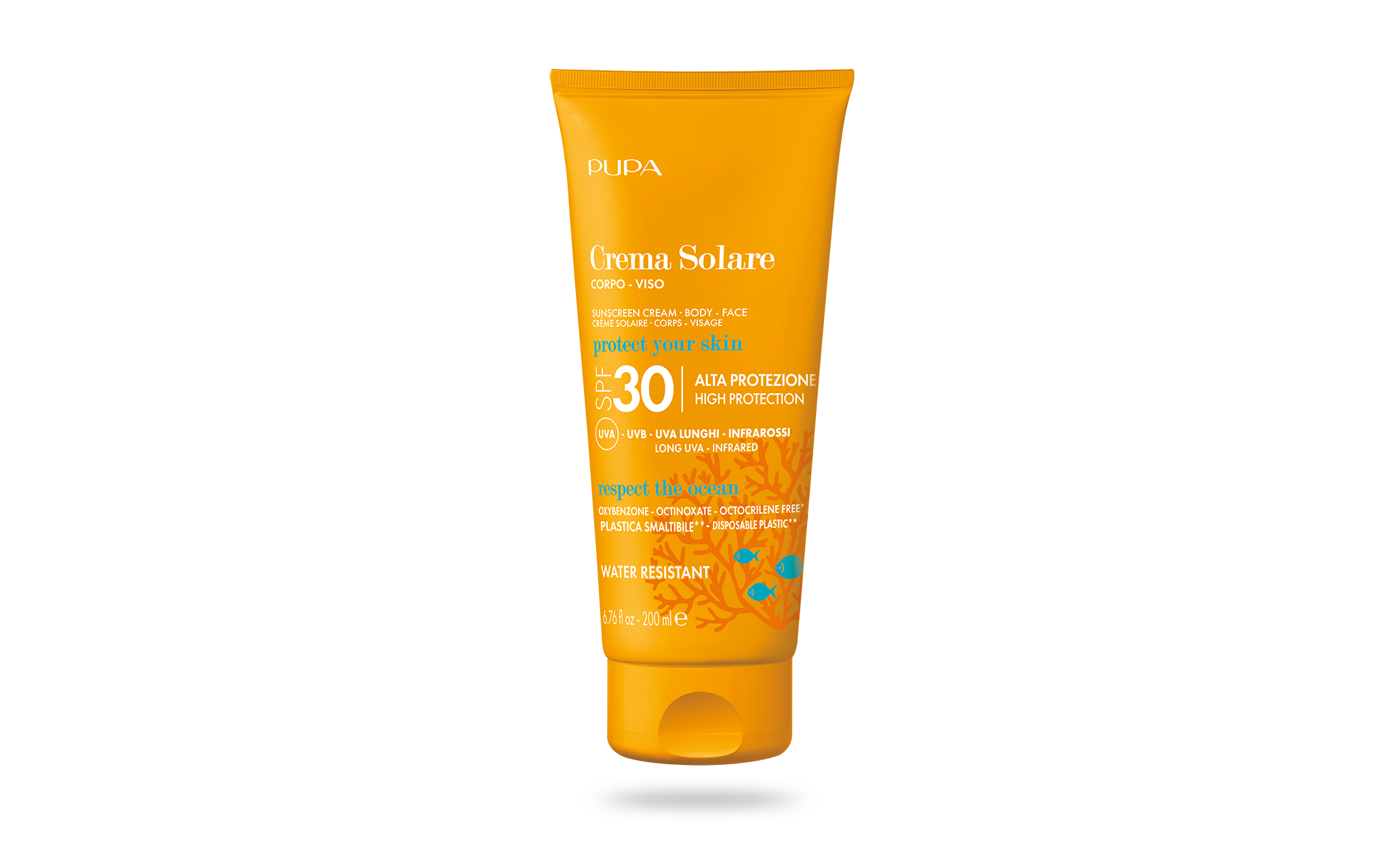 Sunscreen Cream SPF 30 (200 ml) - PUPA Milano