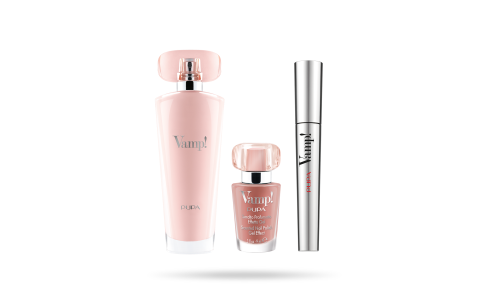 Vamp! Eau de Parfum Pink + Vamp! Mascara and Vamp! Nail Polish